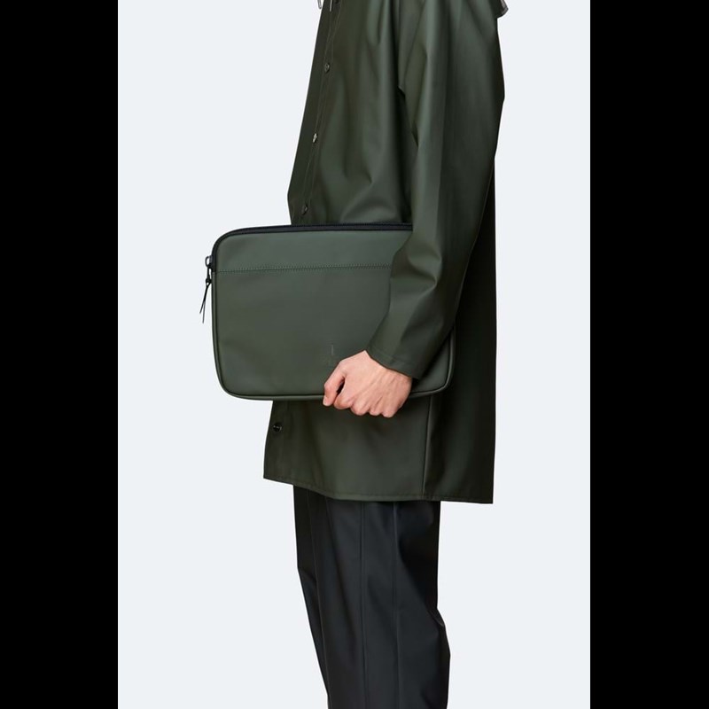 RAINS Computer Sleeve Laptop Case 13 Grøn 13" 4