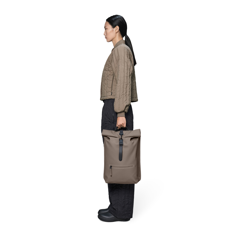 RAINS Rygsæk Rolltop Rucksack Nougat 5