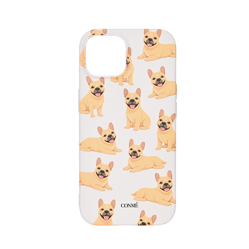 Conmé Mobilskal French Bulldog Djurtryck iPhone 13/14/15/16E 1
