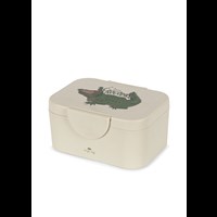 Konges Sløjd Matlåda Crocodile Beige/grön 1