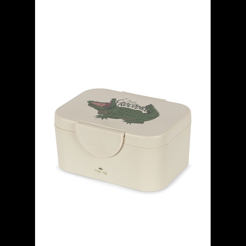 Konges Sløjd Matlåda Crocodile Beige/grön 1