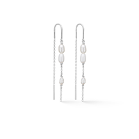 Studio Z Ørehænger Perma Sølv