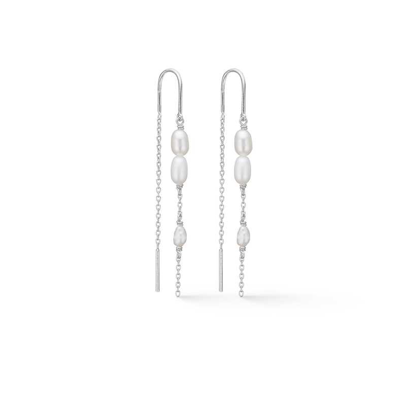 Studio Z Ørehænger Perma Sølv