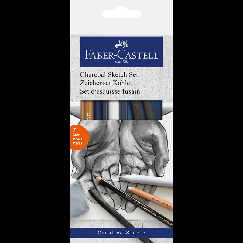 Faber-Castell Blyertspennset Graphite Sketch Grå 3