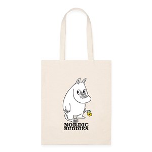 Nordic Buddies Tote Bag Mumi Beige