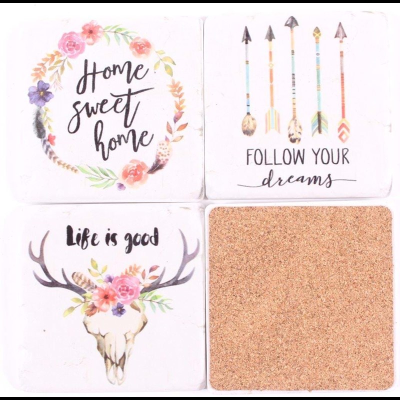 Lafinesse Bordskåner 4 stk.  Ass farver 2