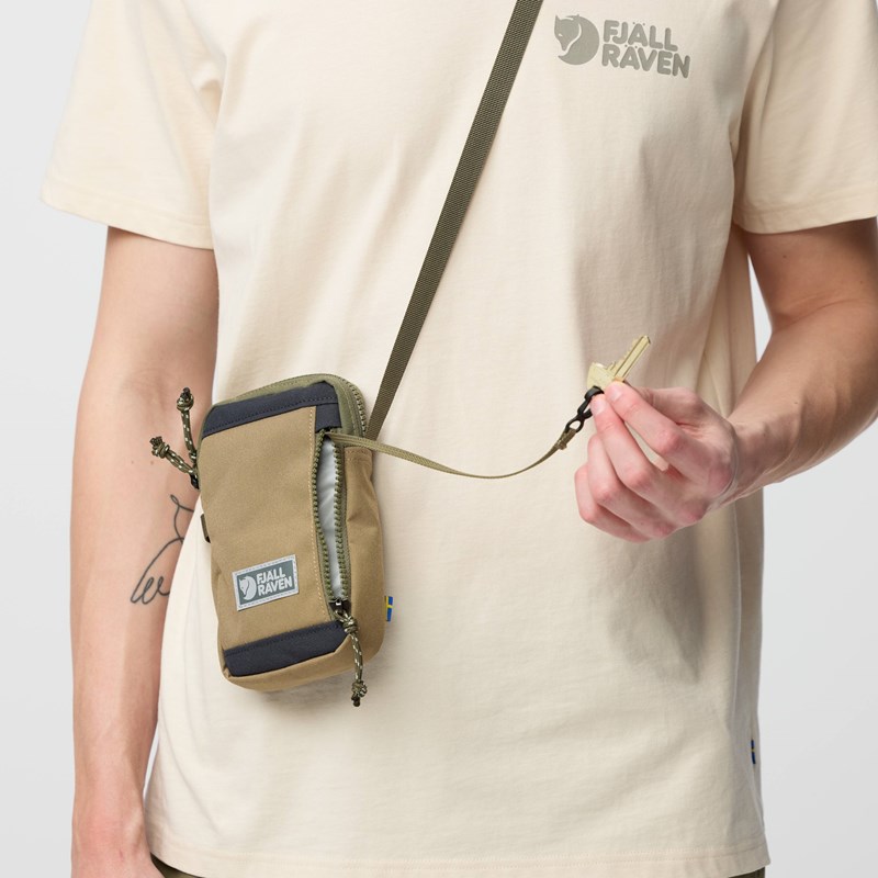 Fjällräven Skuldertaske Vardag Pocket S Grøn/grå 6