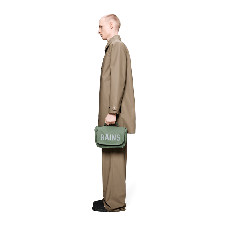 RAINS Necessär Texel Wash Bag Blad grön 2