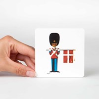 Antoni Legacy Drikkebrik Garder m. Dannebrog Rød tern