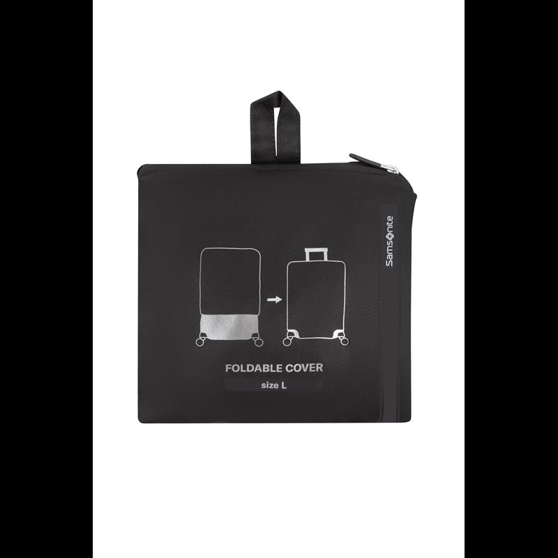 Samsonite Kuffert Cover Sort Str L 1