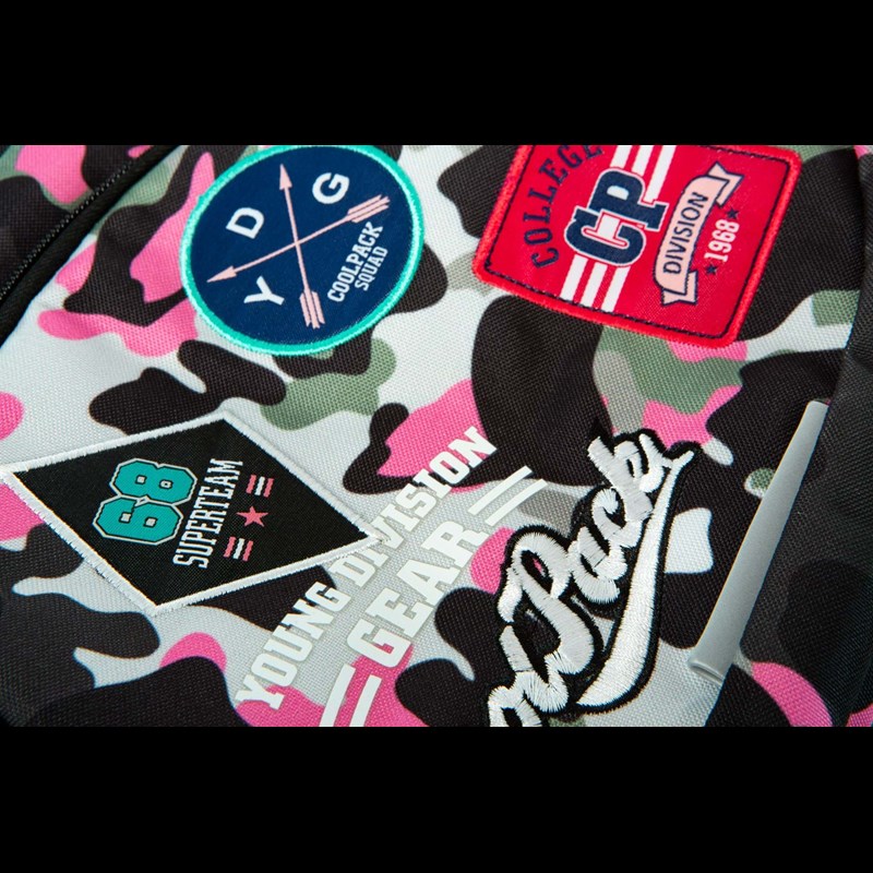 Coolpack Skoletaske Dart Pink mønstret 5