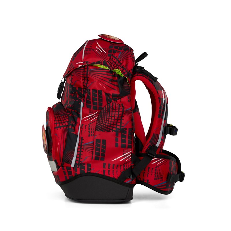 Ergobag Skolväska Prime FireBear Röd/Svart 5