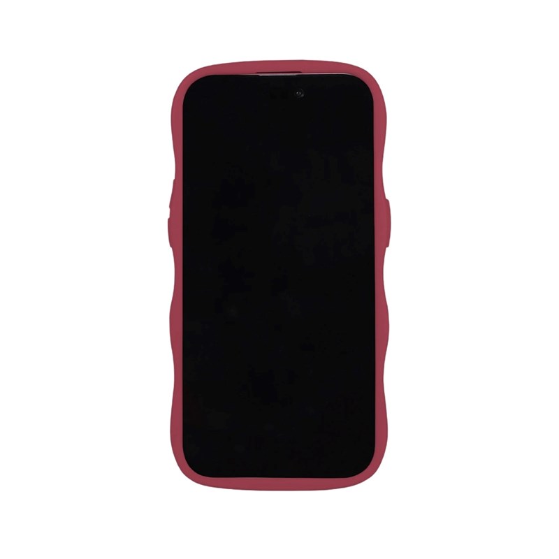 Holdit Mobilcover Wavy Rød/Hvid Iphone 15 Pro 5