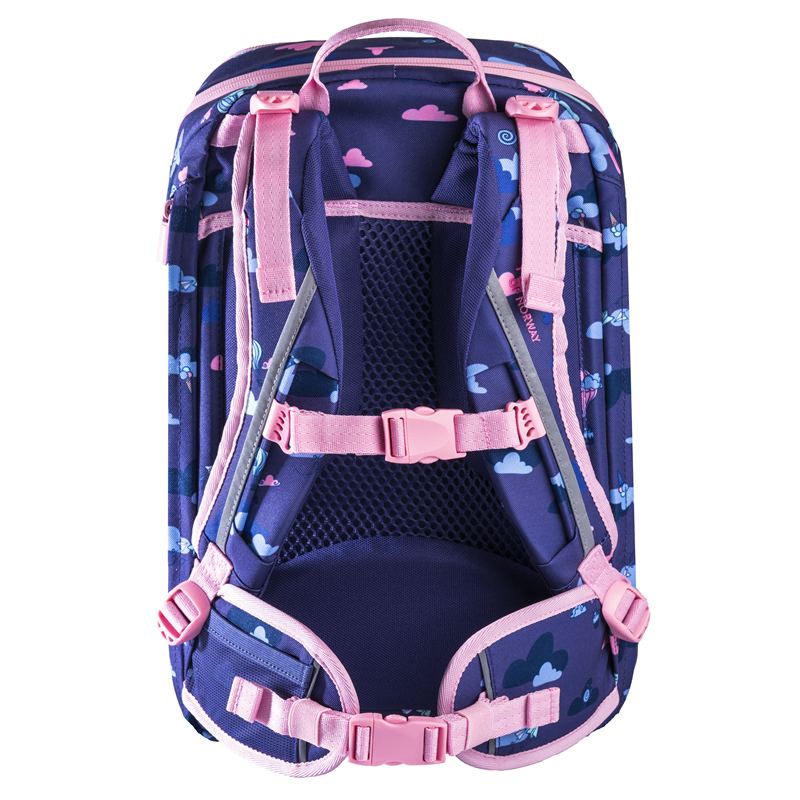 Frii of Norway Skoletaske Expand Best Friends Blå/mønster 4