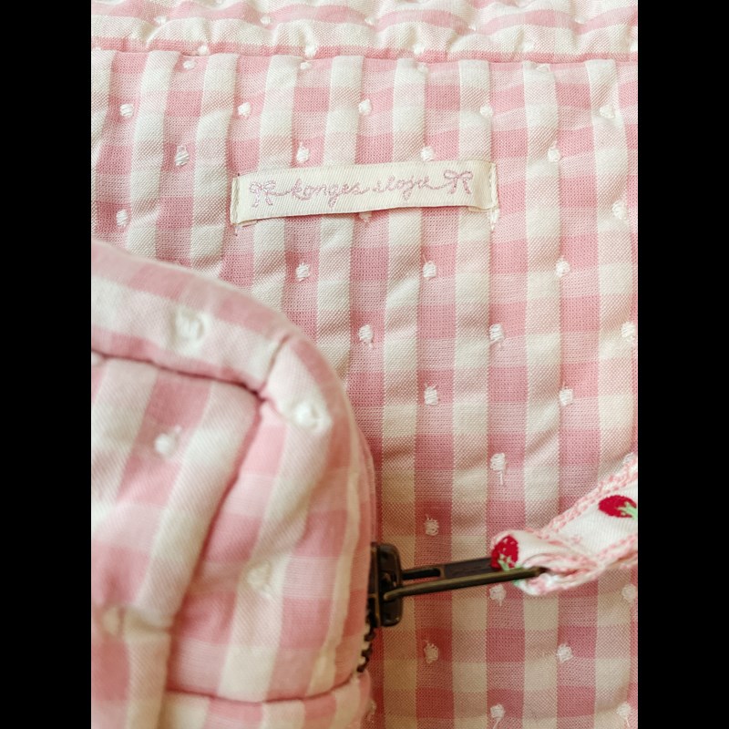 Konges Sløjd Necessär lille Powder Pink Mörkrosa 5