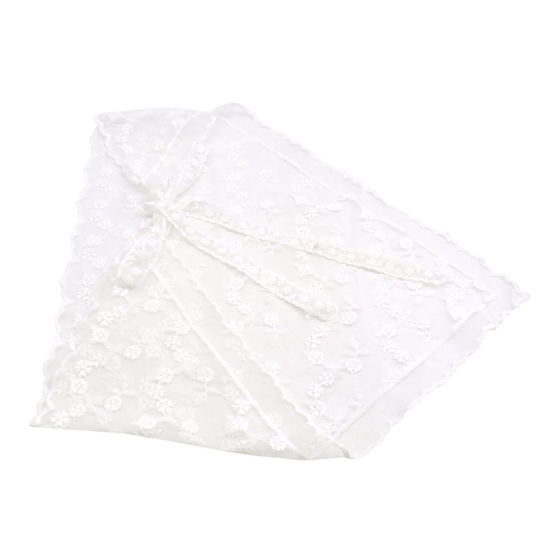 Conmé Blondetørklæde Hvid 3