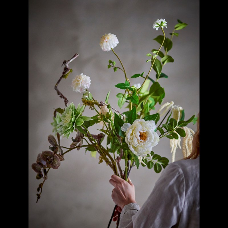 Bloomingville Konstgjorda Blommor Rise Vit 3