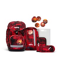 Ergobag Skoletaskesæt Pack FireBear Rød/sort 1