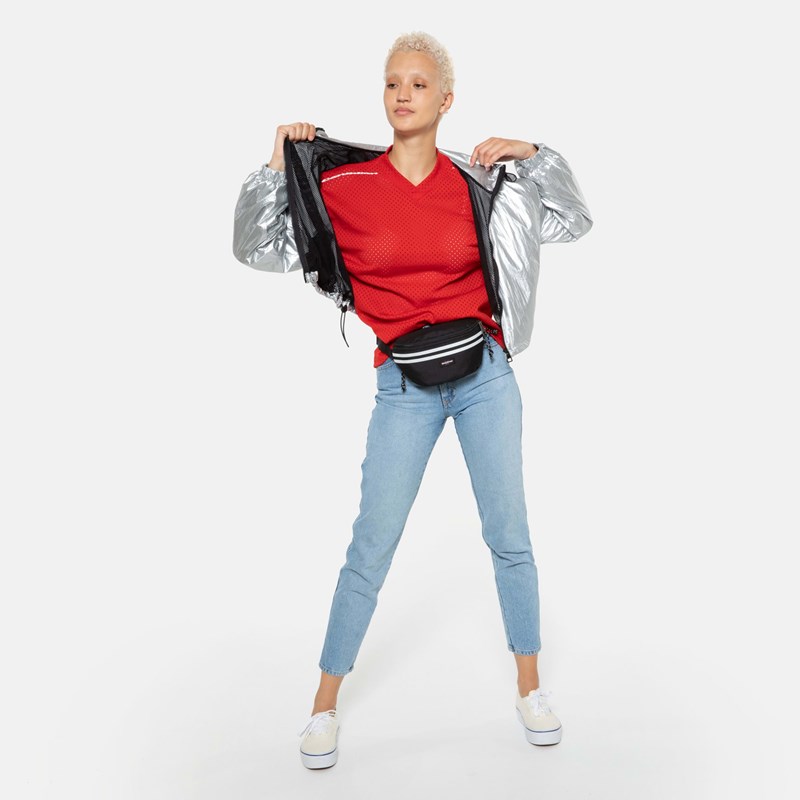 Eastpak Bæltetaske Springer Sort/sølv 2