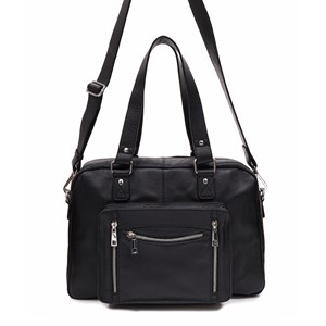Núnoo Skuldertaske Mille Club Black Sort