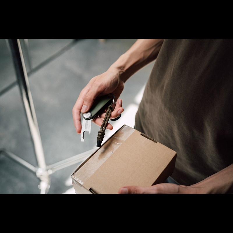 Orbitkey Nøglering Urban Loop Oliven Grøn 2