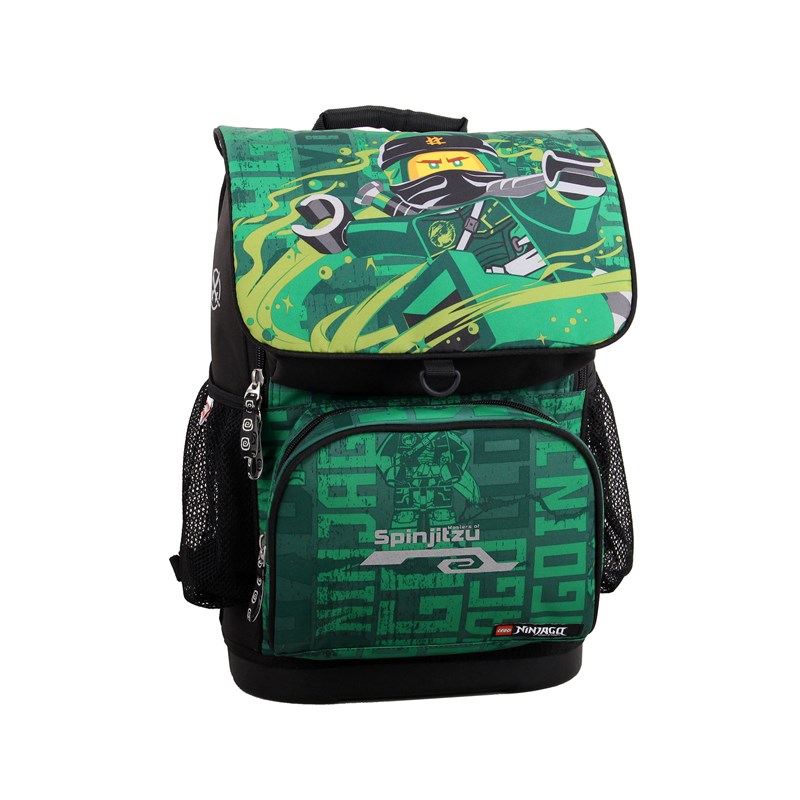 LEGO Bags Skoletaske Optimo Ninjago Grøn mønster 2