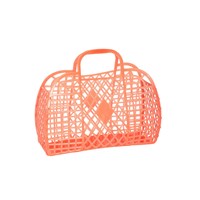 Sun Jellies Håndtaske S Retro Basket  Orange