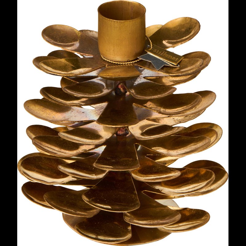 Ib Laursen Ljusstake Kotte Stor Guld 3