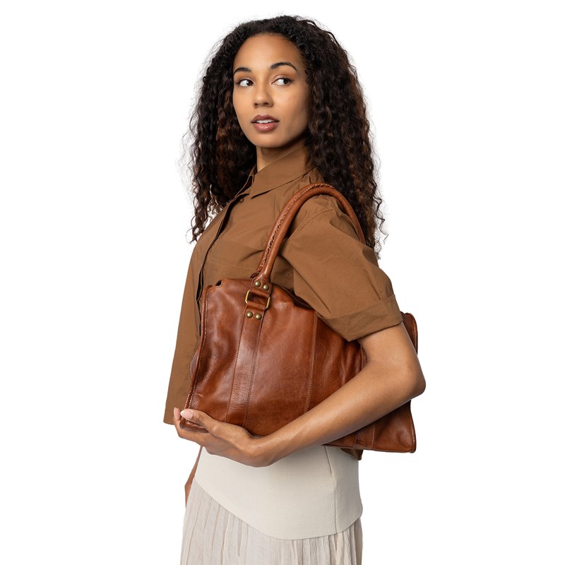 RE:DESIGNED Axelväska Miri Big Brun 2