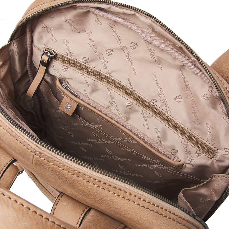 Castelijn & Beerens Ryggsäck Beige 15" 5