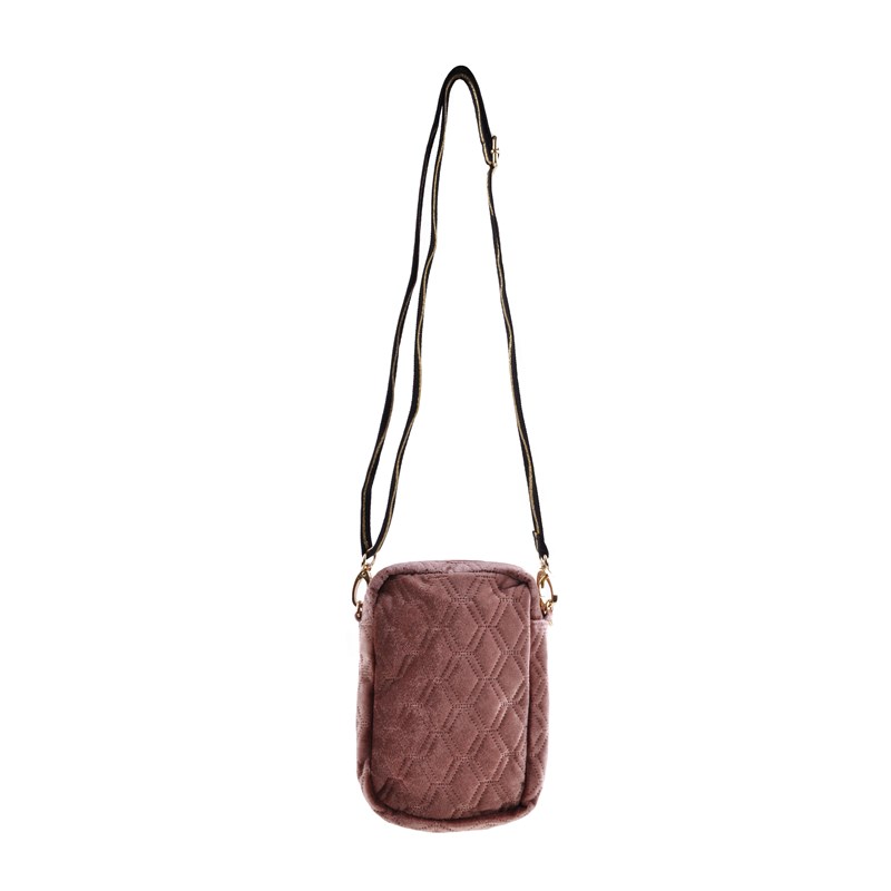 Sofie Schnoor Young Cross Body Velour Mørk Rosa 3