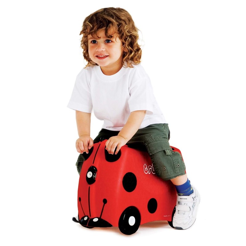 Trunki Børnekuffert med hjul Harley Rød 2