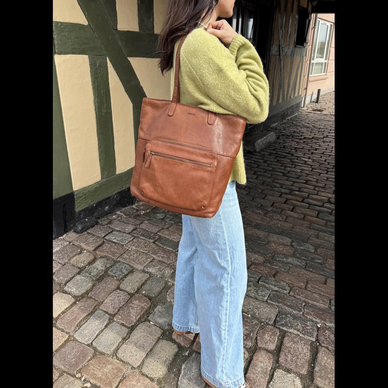 Aura Computertaske Manila  Cognac 15" 2
