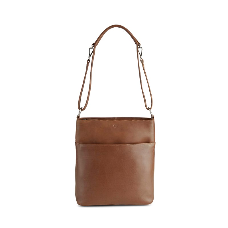 Aura Skuldertaske Toulouse Hobo  Cognac/brun 1