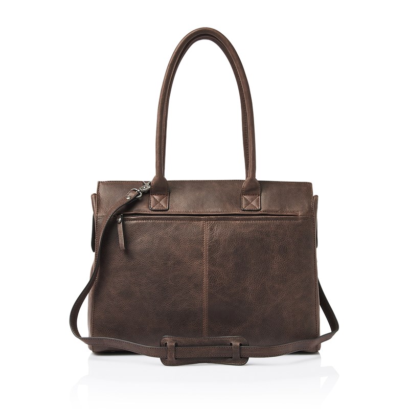 Castelijn & Beerens Axelväska RFID Mocca Brun 15" 3