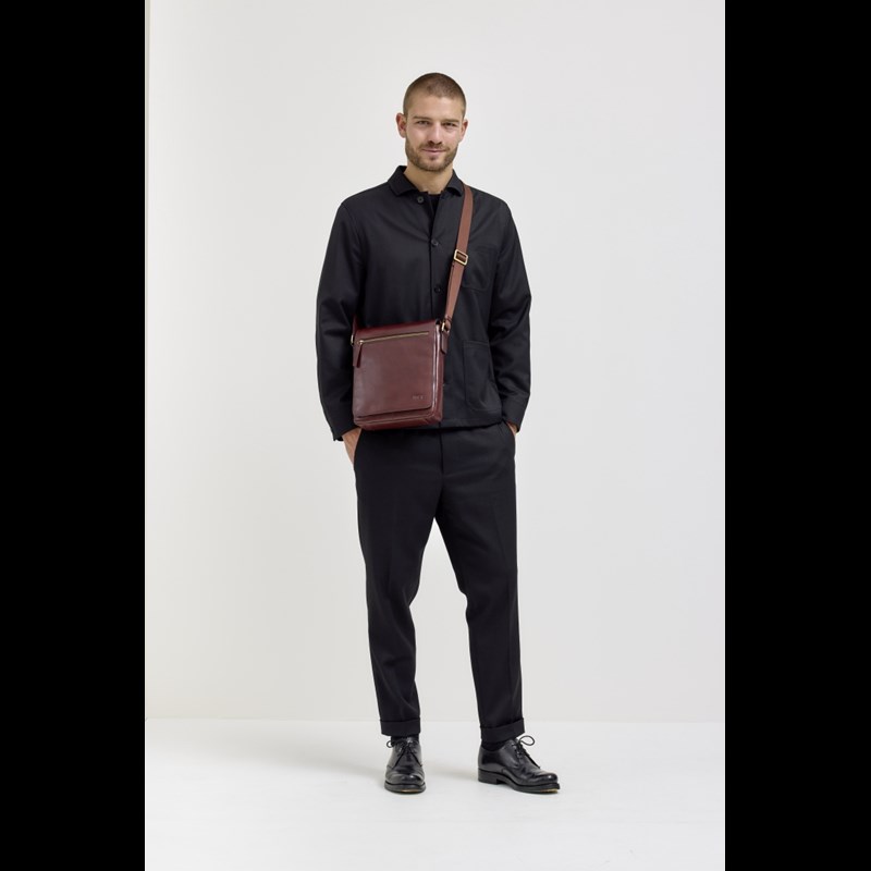 Jost Skuldertaske S Skagen Brun/rød 2