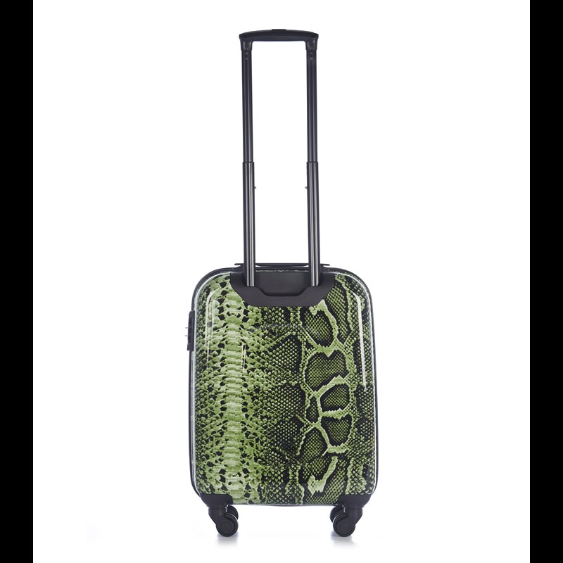 Aries Travel Kuffert Barcelona Grøn snake 55 Cm 3