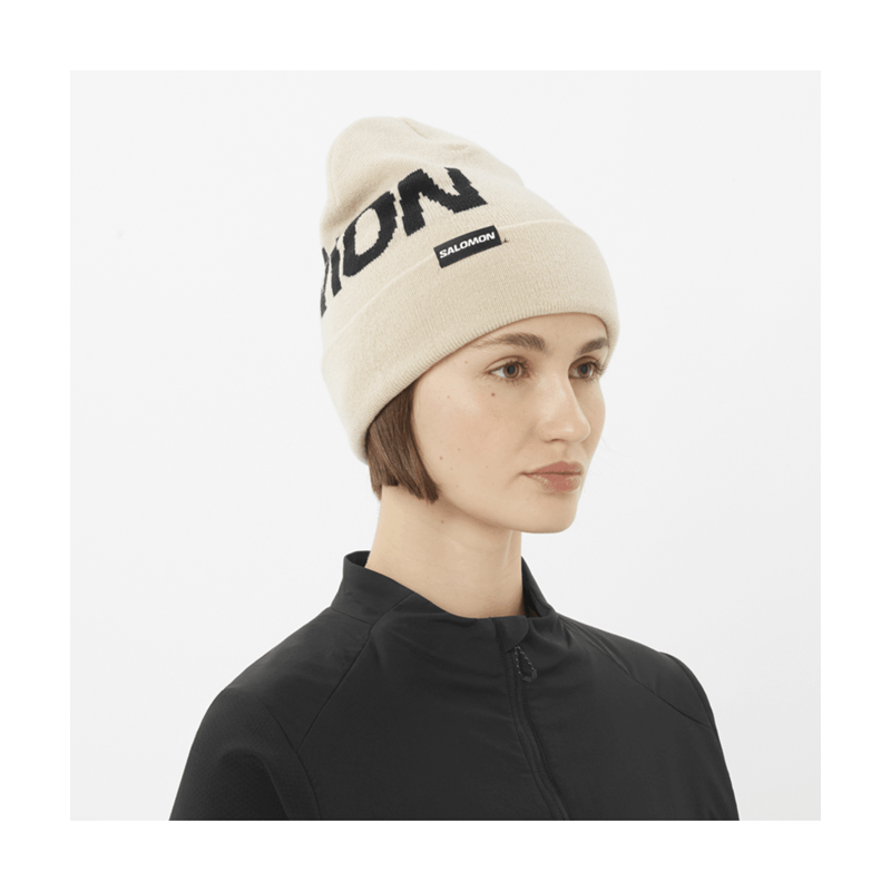 Salomon Mössa Hermitage beanie Creme 3