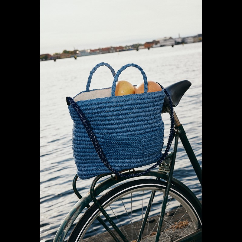 DAY ET Shopper Day Summer Straw Blå 2
