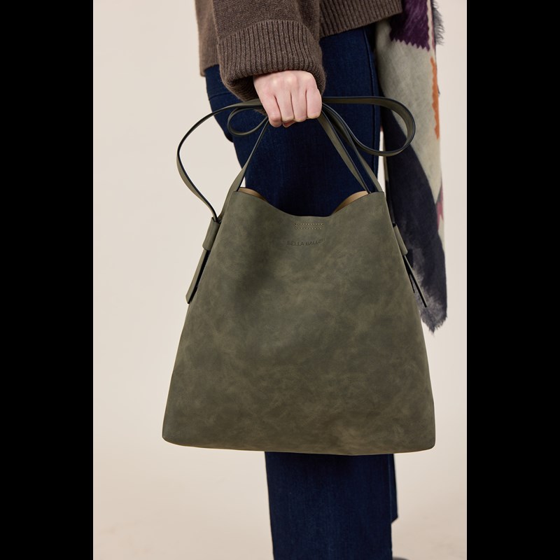 Bella Ballou Shopper City Khaki 13" 2
