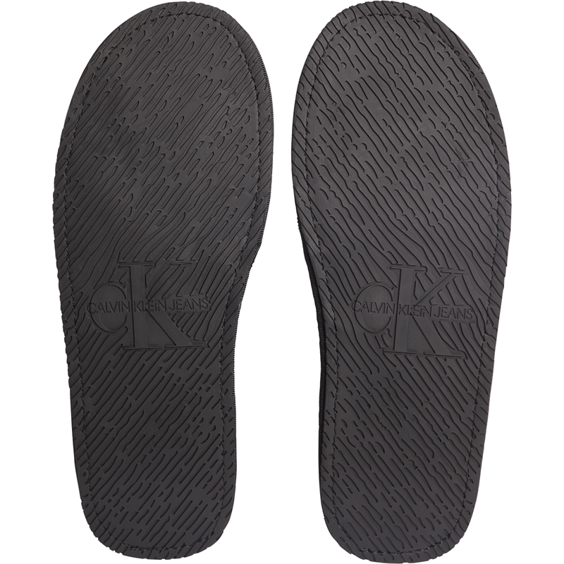 Calvin Klein Mens Tofflor Slide Svart 41 4