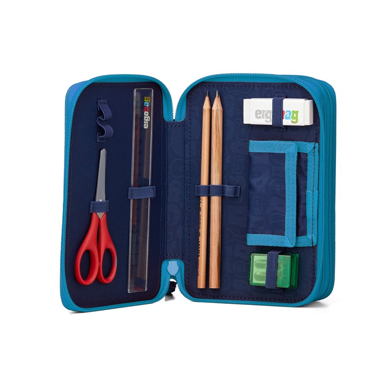 Ergobag Penalhus Maxi Bearassic Garden Blå/blå 3