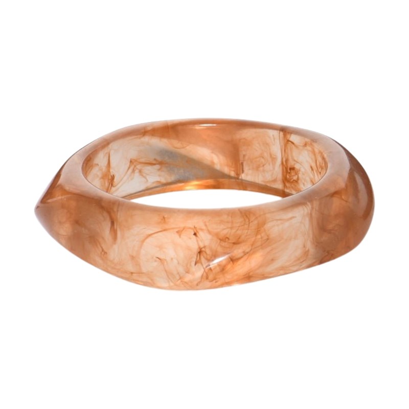 PITAYA Armband Sigga Chunky Horn  Brun