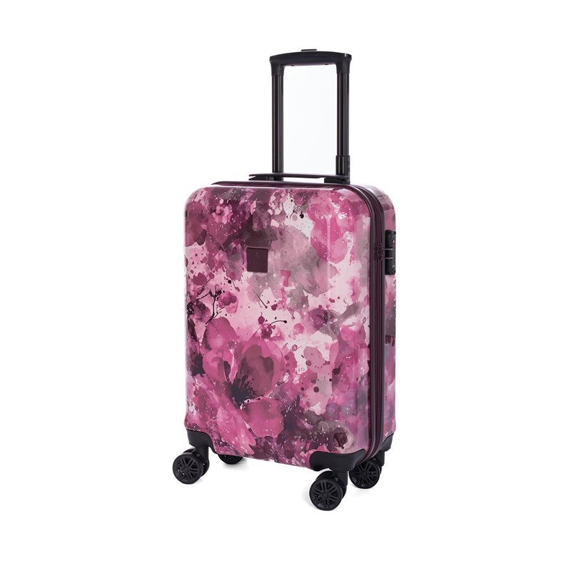 Aries Travel Resväska Seattle Rosa mönstrad 55 Cm 2