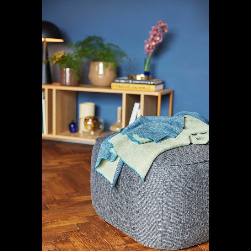 Hübsch Plaid Cuddle L. Grøn 3