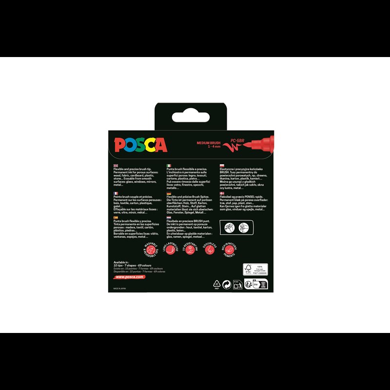 POSCA Pennor POSCA PC-5BR 8-pack Multi 3