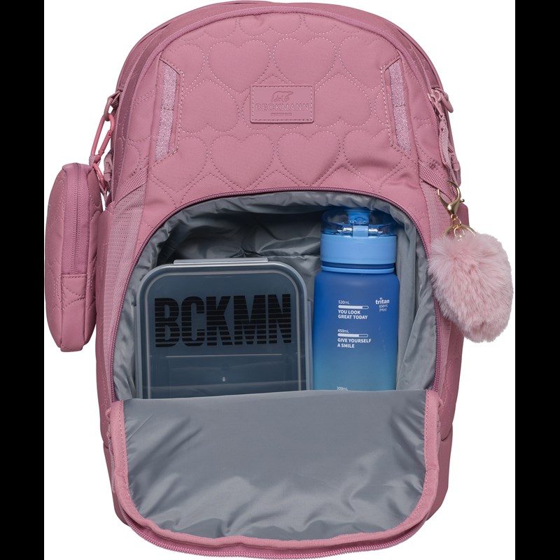 Beckmann Skoletaske Sport Air Heart  Rosa 5
