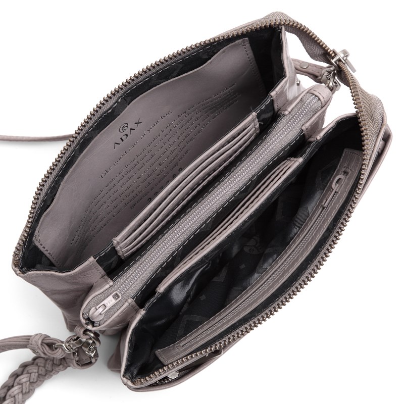 Adax Combi clutch Nellie Salerno Lysegrå 2