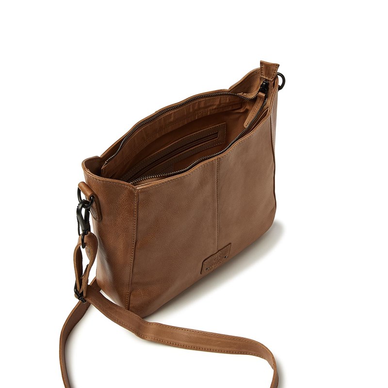 dR Amsterdam Skuldertaske Brun/Beige 3