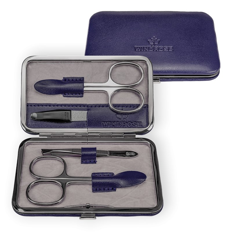 Windrose Manicuresæt Merino M. blå 1